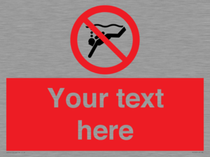 PV7693: Custom prohibition No sub aqua diving