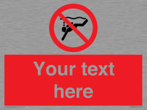 PV7693: Custom prohibition No sub aqua diving