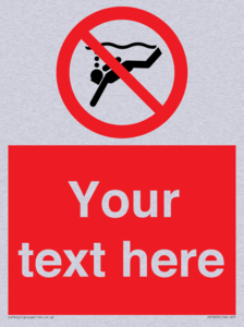 PV7693: Custom prohibition No sub aqua diving