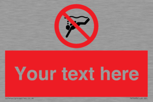 PV7693: Custom prohibition No sub aqua diving