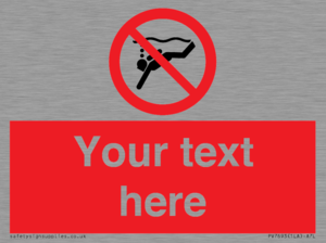 PV7693: Custom prohibition No sub aqua diving