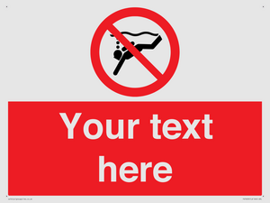 PV7693: Custom prohibition No sub aqua diving