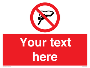 PV7693: Custom prohibition No sub aqua diving