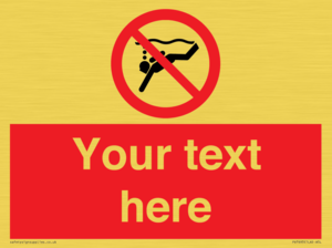 PV7693: Custom prohibition No sub aqua diving