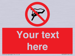 PV7693: Custom prohibition No sub aqua diving