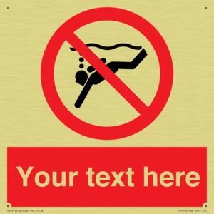 PV7693: Custom prohibition No sub aqua diving