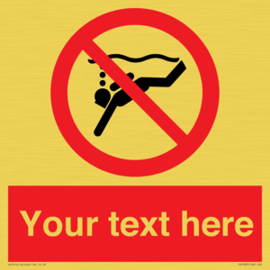 PV7693: Custom prohibition No sub aqua diving