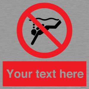 PV7693: Custom prohibition No sub aqua diving