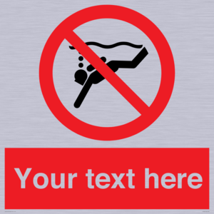 PV7693: Custom prohibition No sub aqua diving