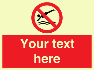 PV7694: Custom prohibition No diving