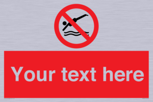 PV7694: Custom prohibition No diving