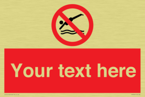 PV7694: Custom prohibition No diving