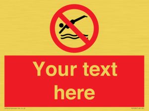 PV7694: Custom prohibition No diving