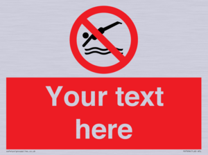 PV7694: Custom prohibition No diving