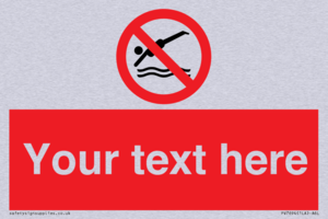 PV7694: Custom prohibition No diving