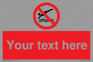 PV7694: Custom prohibition No diving