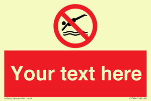 PV7694: Custom prohibition No diving