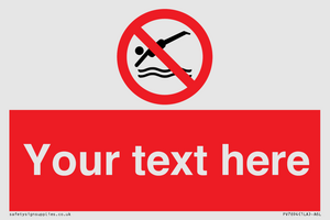 PV7694: Custom prohibition No diving