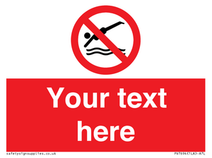 PV7694: Custom prohibition No diving