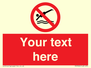 PV7694: Custom prohibition No diving