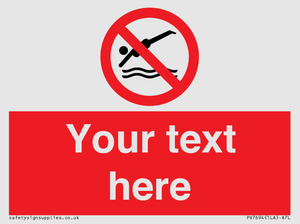 PV7694: Custom prohibition No diving