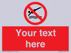 PV7694: Custom prohibition No diving