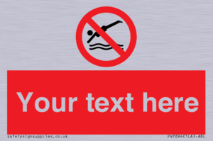 PV7694: Custom prohibition No diving