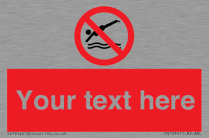 PV7694: Custom prohibition No diving