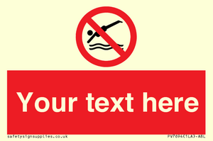 PV7694: Custom prohibition No diving