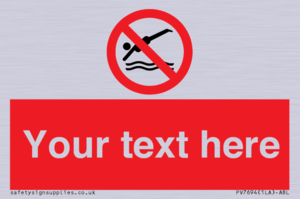 PV7694: Custom prohibition No diving