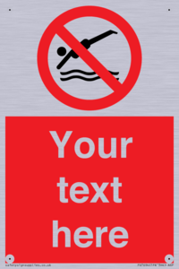 PV7694: Custom prohibition No diving