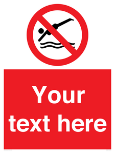 PV7694: Custom prohibition No diving