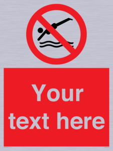 PV7694: Custom prohibition No diving