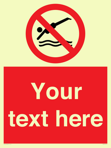 PV7694: Custom prohibition No diving