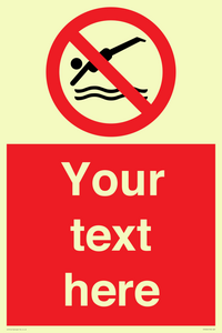 PV7694: Custom prohibition No diving