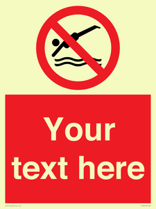 PV7694: Custom prohibition No diving