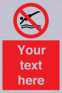 PV7694: Custom prohibition No diving