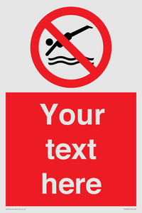 PV7694: Custom prohibition No diving