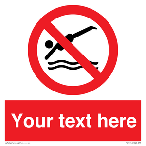 PV7694: Custom prohibition No diving