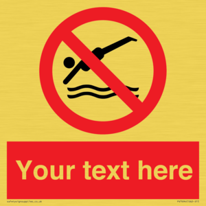 PV7694: Custom prohibition No diving