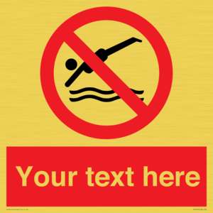 PV7694: Custom prohibition No diving