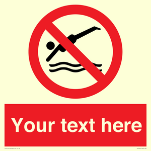 PV7694: Custom prohibition No diving