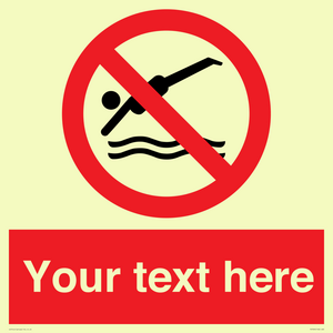 PV7694: Custom prohibition No diving