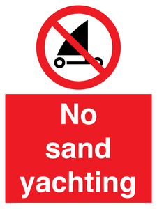 PV7711: No sand yachting