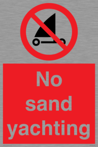 PV7711: No sand yachting