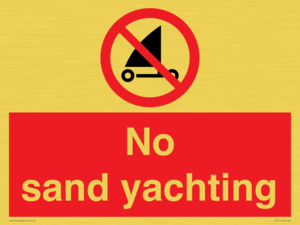 PV7711: No sand yachting
