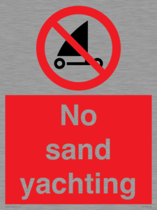 PV7711: No sand yachting
