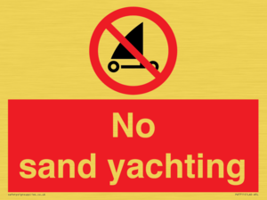 PV7711: No sand yachting