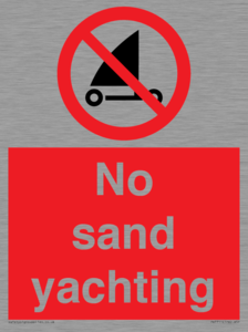 PV7711: No sand yachting