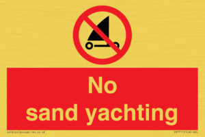 PV7711: No sand yachting
